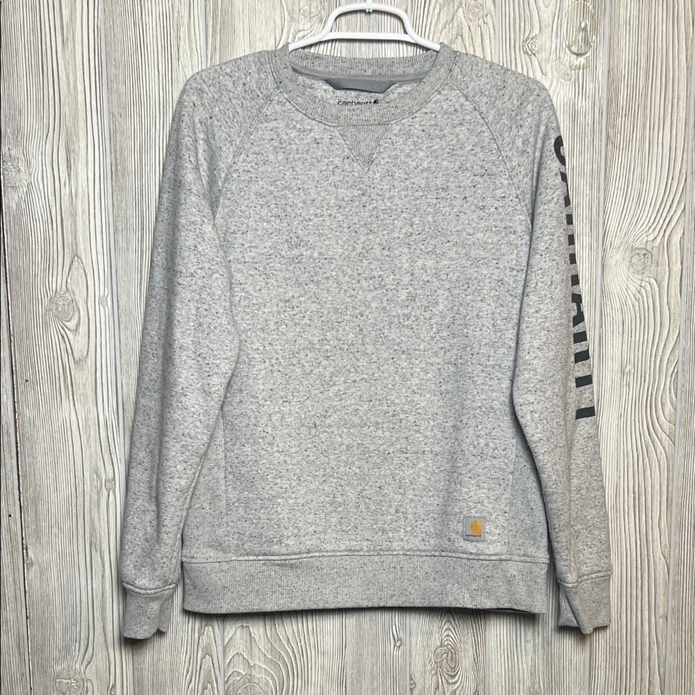 Carhartt Heather Gray Crewneck Sweater  RELAXED FIT Size Small